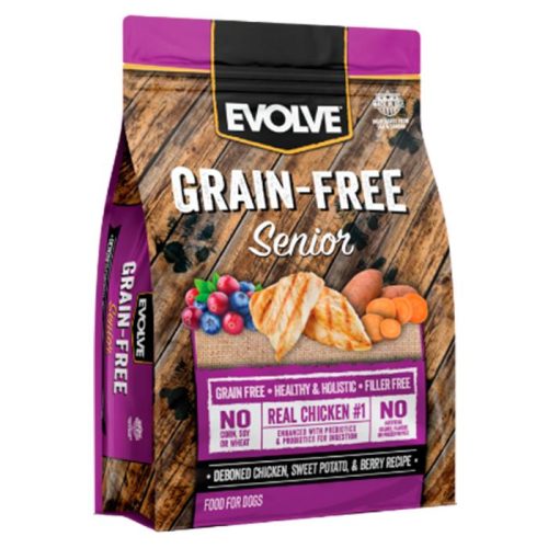 EVOLVE DOG SENIOR GRAIN FREE CHICKEN, SWEET POTATO & BERRY 6,35 KG