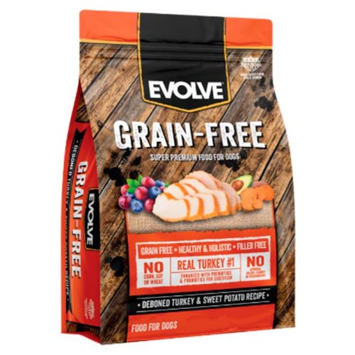 EVOLVE DOG GRAIN FREE TURKEY & SWEET POTATO 5,89 KG
