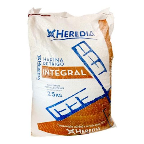 HARINA INTEGRAL HEREDIA 25 KG