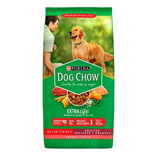DOG CHOW MEDIANOS Y GRANDES CARNE Y POLLO 24 KG
