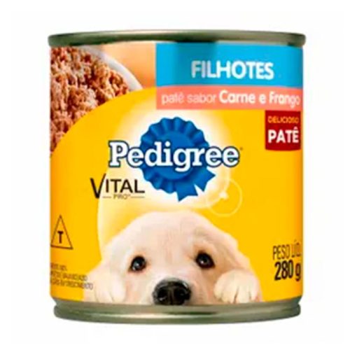 LATA PEDIGREE CACHORRO CARNE 280 G