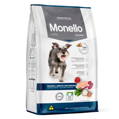 MONELLO PERROS SENIOR POLLO ARROZ Y REMOLACHA 1 KG