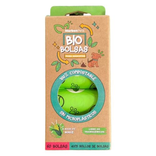 BIO BOLSAS (4X15 ROLLOS DE BOLSAS)