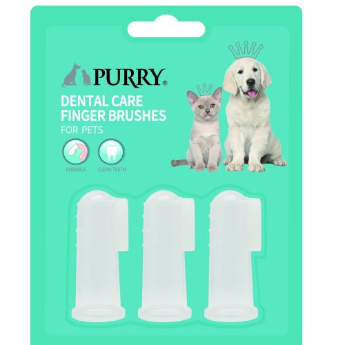 JUEGO DE CEPILLO DEDOS DE SILICONA PURRY