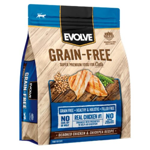 EVOLVE CAT GRAIN FREE DEBONED CHICKEN  & CHICKPEA 1,36 KG
