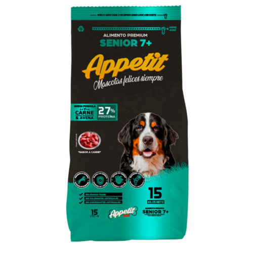 appetit perro senior carne
