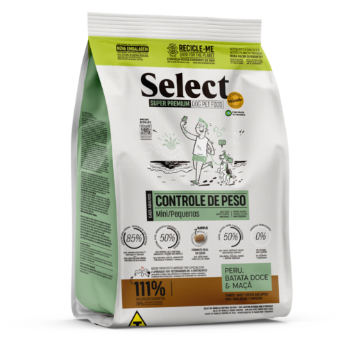 SELECT BY MONELLO PERROS CONTROL DE PESO RAZAS MINIS Y PEQUEÑAS PAVO 2 KG
