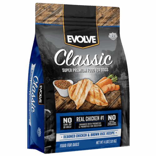 evolve dog classic pollo