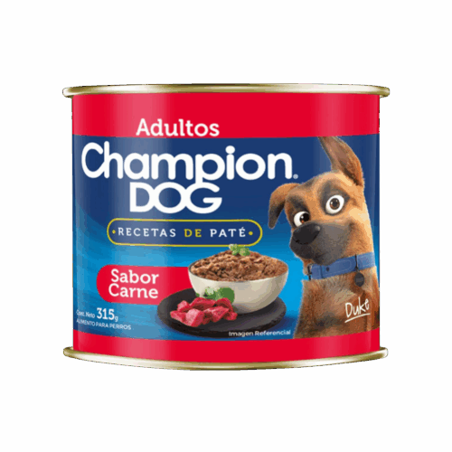 lata champion dog carne