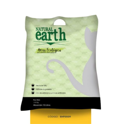 ARENA NATURAL EARTH ECOLOGICA GRANULADA 2,8 KG (LAVANDA)