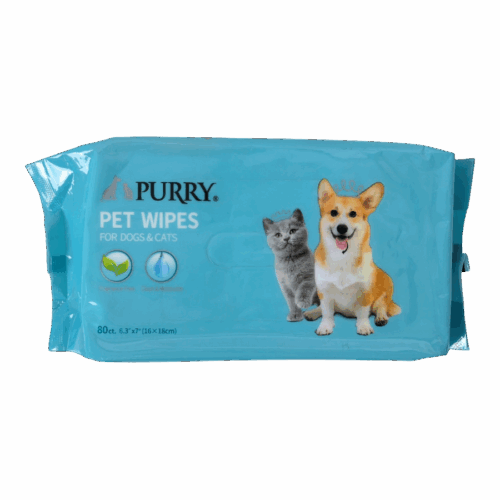 toallitas humedas para perros y gatos purry